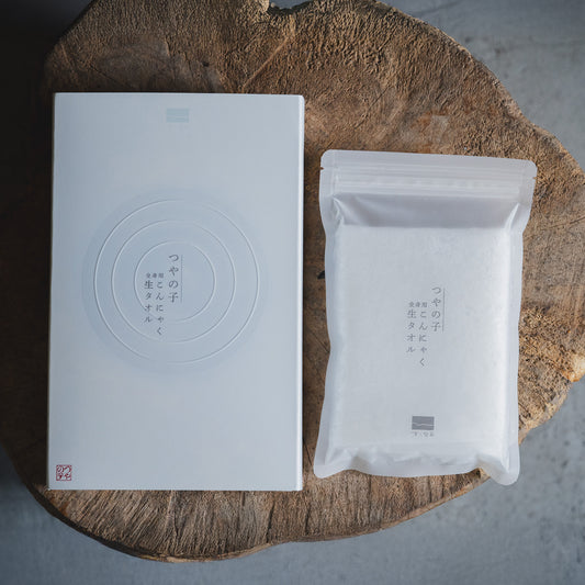 つやの子こんにゃく生タオル